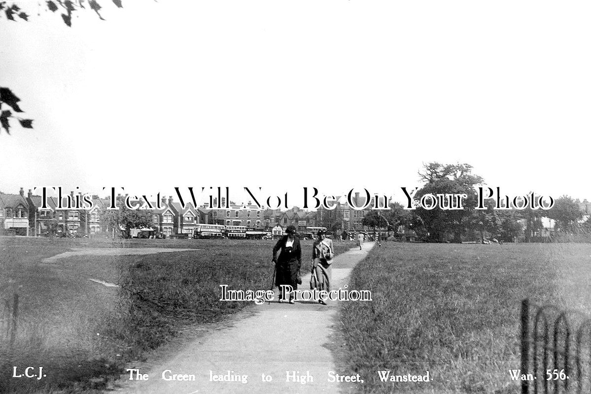 ES 1924 - The Green Leading To High Street, Wanstead, Essex c1938