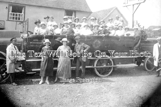 ES 1927 - Charabanc Outing, Castle Inn, Great Wakering, Essex