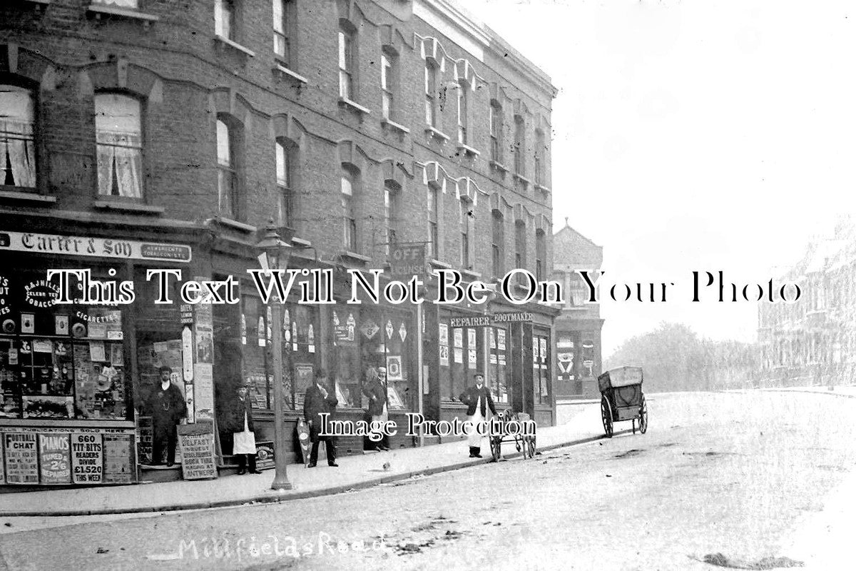 ES 1933 - Millfields Road, Hackney, Essex c1912