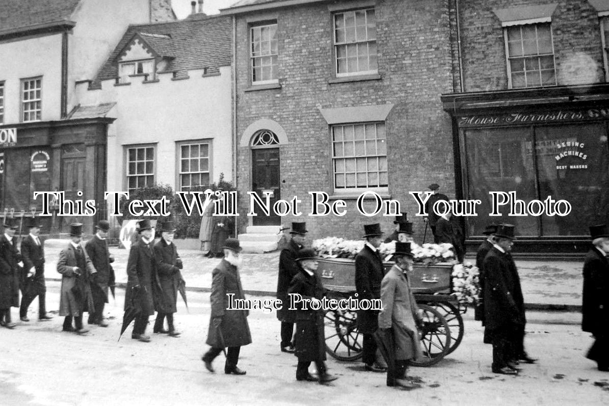 ES 1936 - Funeral Procession, High Street, Witham, Essex