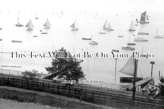 ES 1949 - Swimming Pool & Yachts, Leigh On Sea, Essex