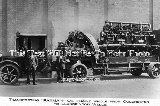ES 196 - Pickfords Lorry Transporting Engine To Wales, Essex