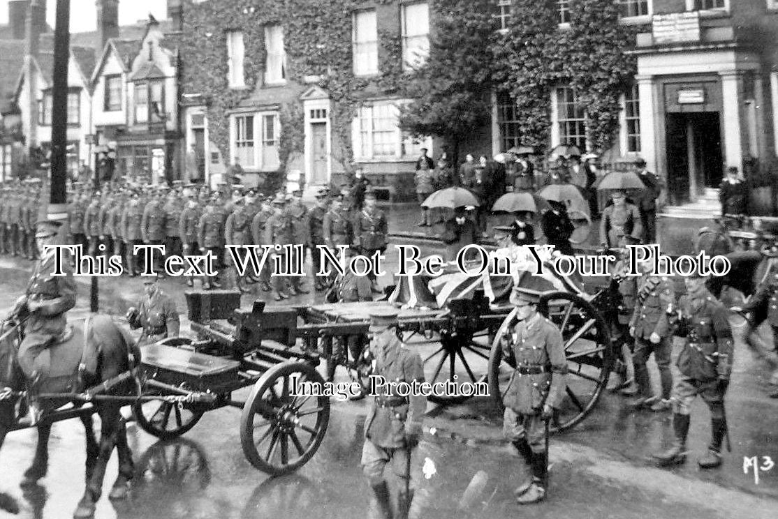 ES 1970 - Military Funeral Procession, Guithavon Street, Witham, Essex