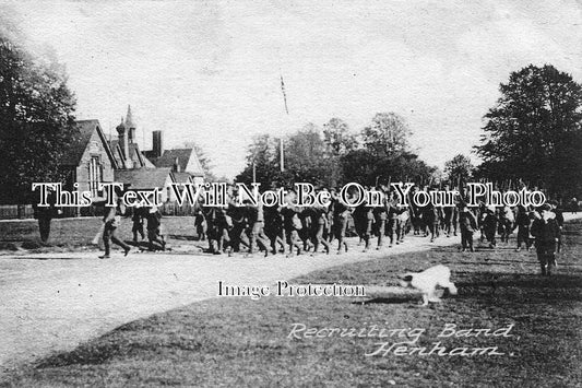 ES 202 - Henham WW1 Recruting Band, Essex c1916