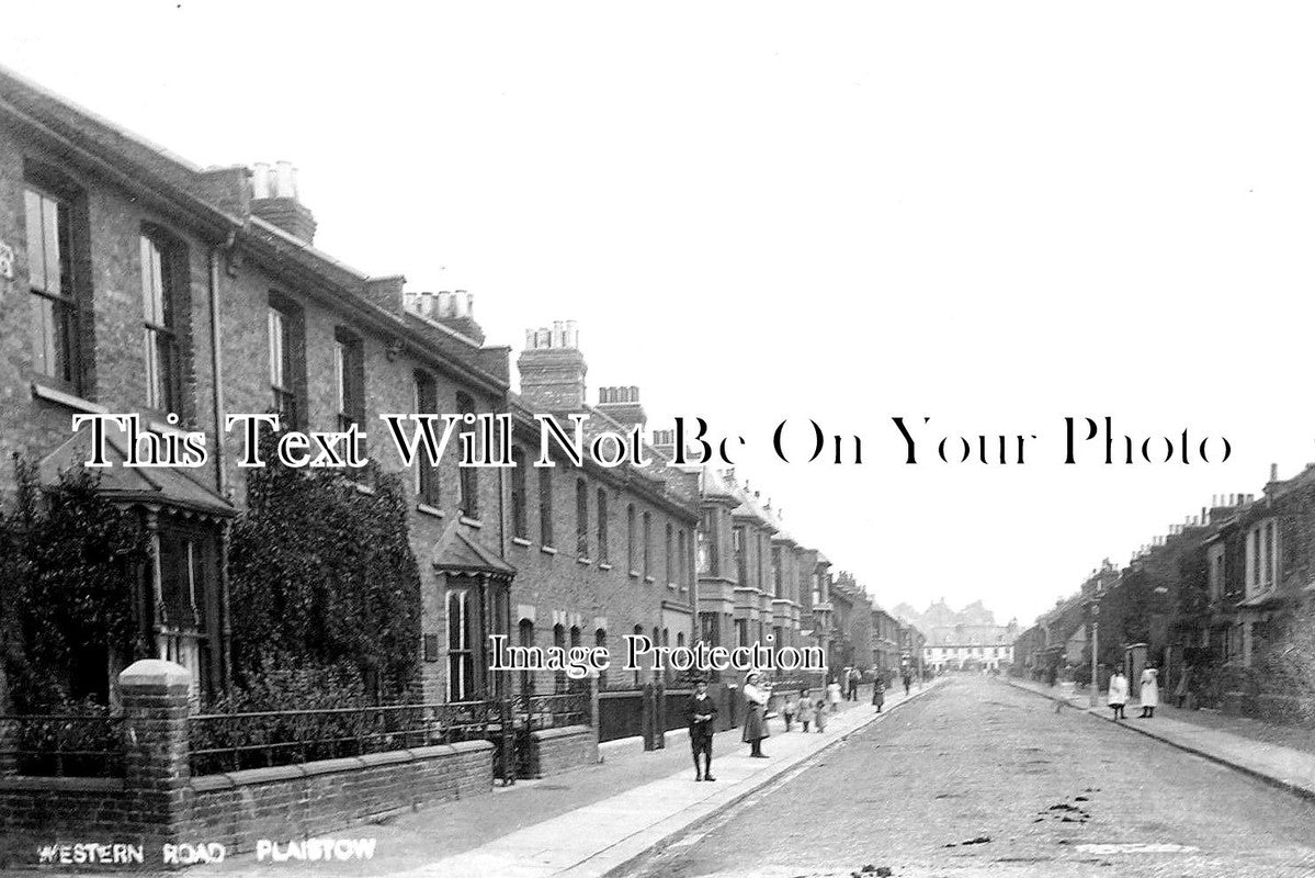 ES 2113 - Western Road, Plaistow, Essex c1905