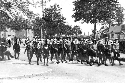 ES 2160 - Boy Scouts Marching To Memorial Service, Witham Essex 1910