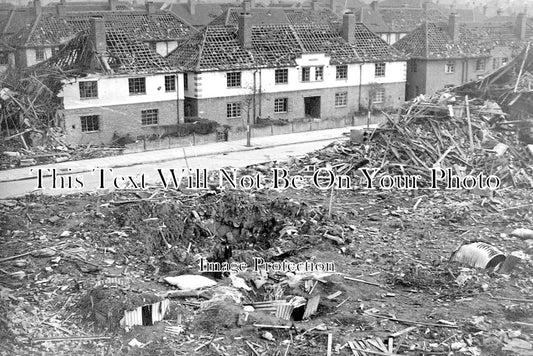 ES 2162 - WW2 Bomb Damage, Plaistow, Essex