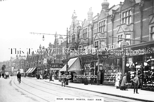 ES 2207 - High Street North, East Ham, Essex c1912