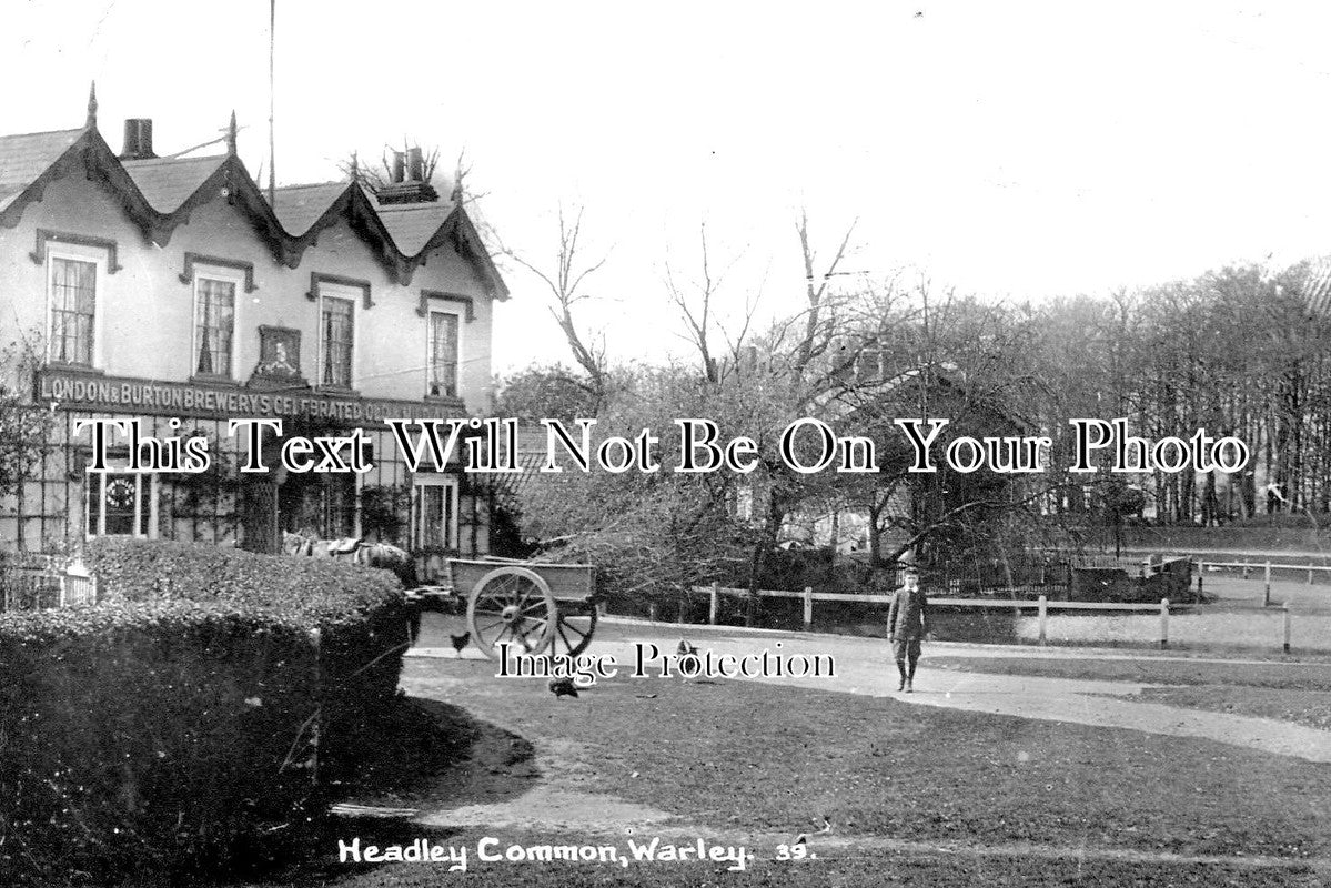 ES 2271 - Headley Arms Pub & Common, Great Warley, Essex c1919