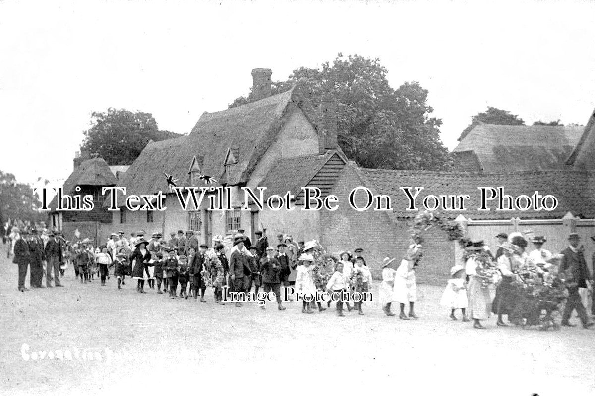 ES 2334 - Coronation Festivities, Littlebury, Essex 1911