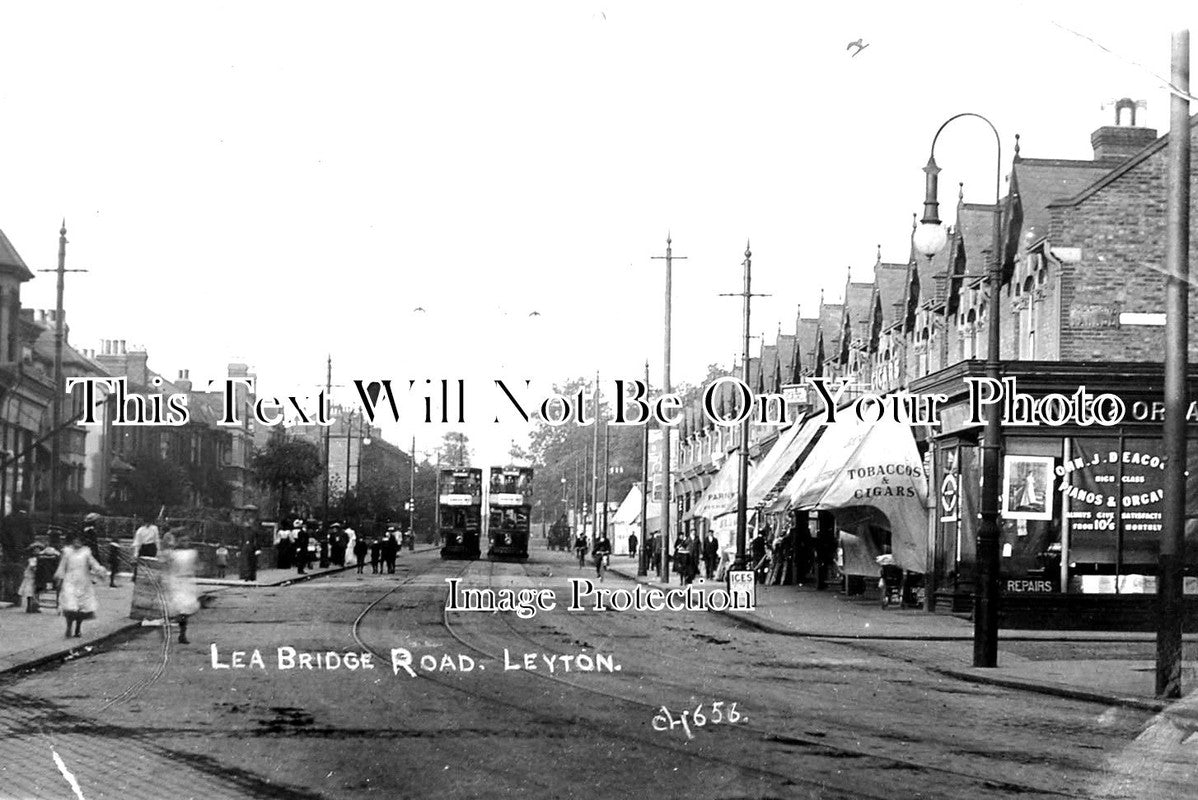 ES 2374 - Lea Bridge Road, Leyton, Essex c1907