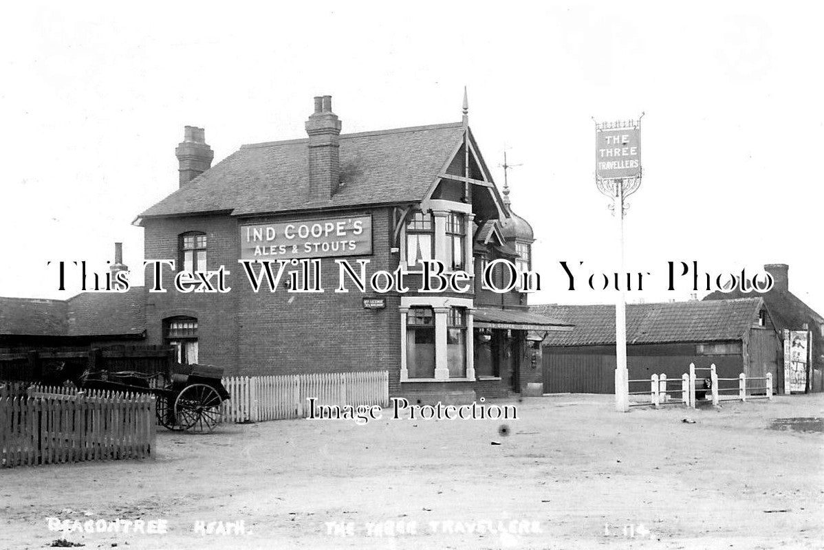 ES 2375 - The Three Travellers Pub, Beacontree Heath, Dagenham, Essex ...