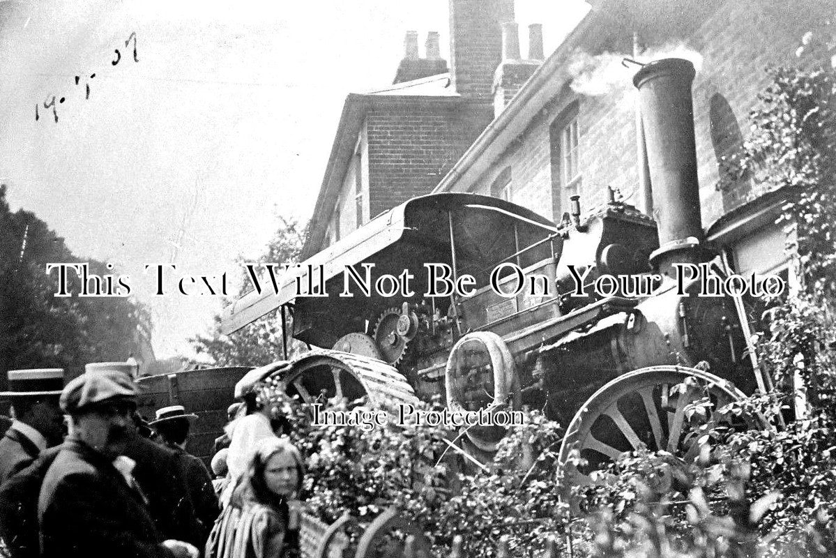 ES 2378 - Traction Engine Accident, Balkerne Lane, Colchester, Essex 1907