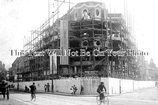 ES 2495 - Construction Of New Theatre, Forest Gate, Essex c1910