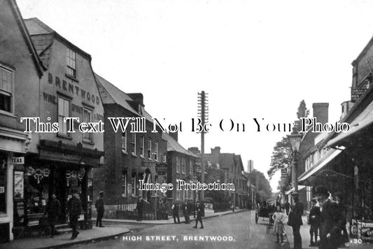 ES 2498 - High Street, Brentwood, Essex c1915