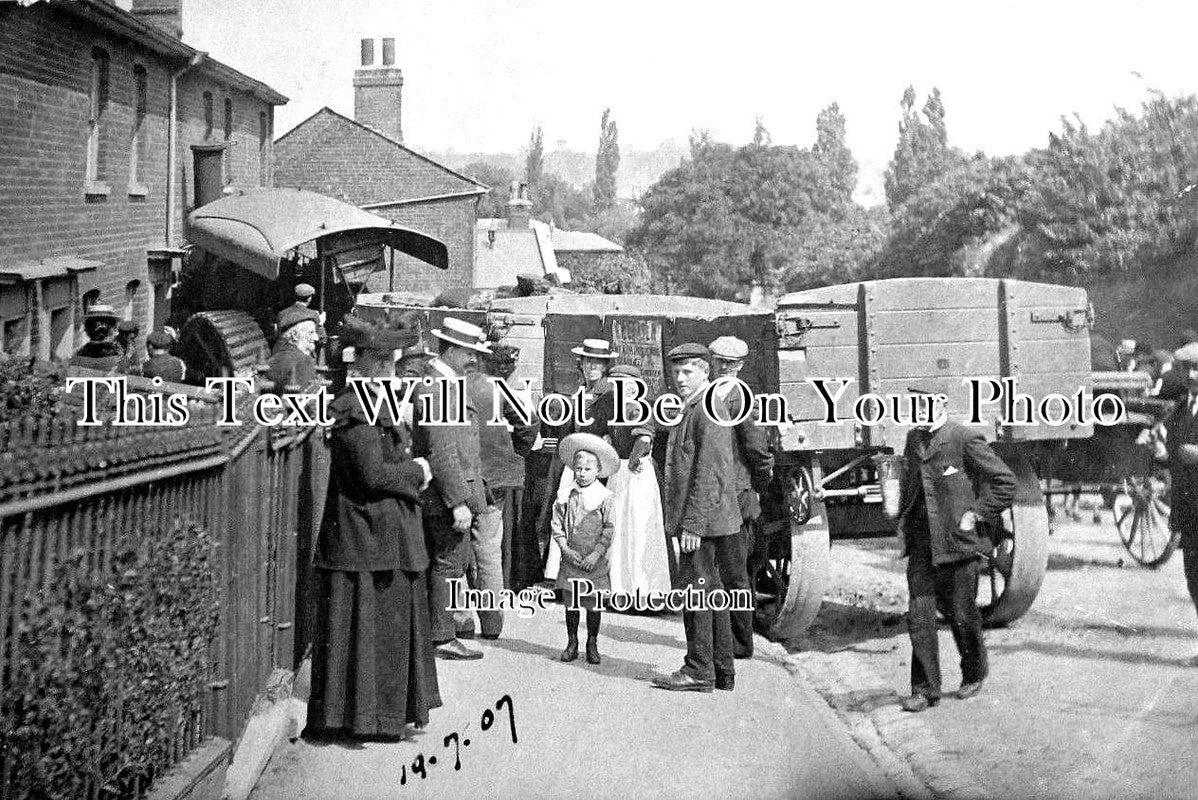 ES 2601 - Steam Roller Accident, Balkerne Lane, Colchester, Essex 1907