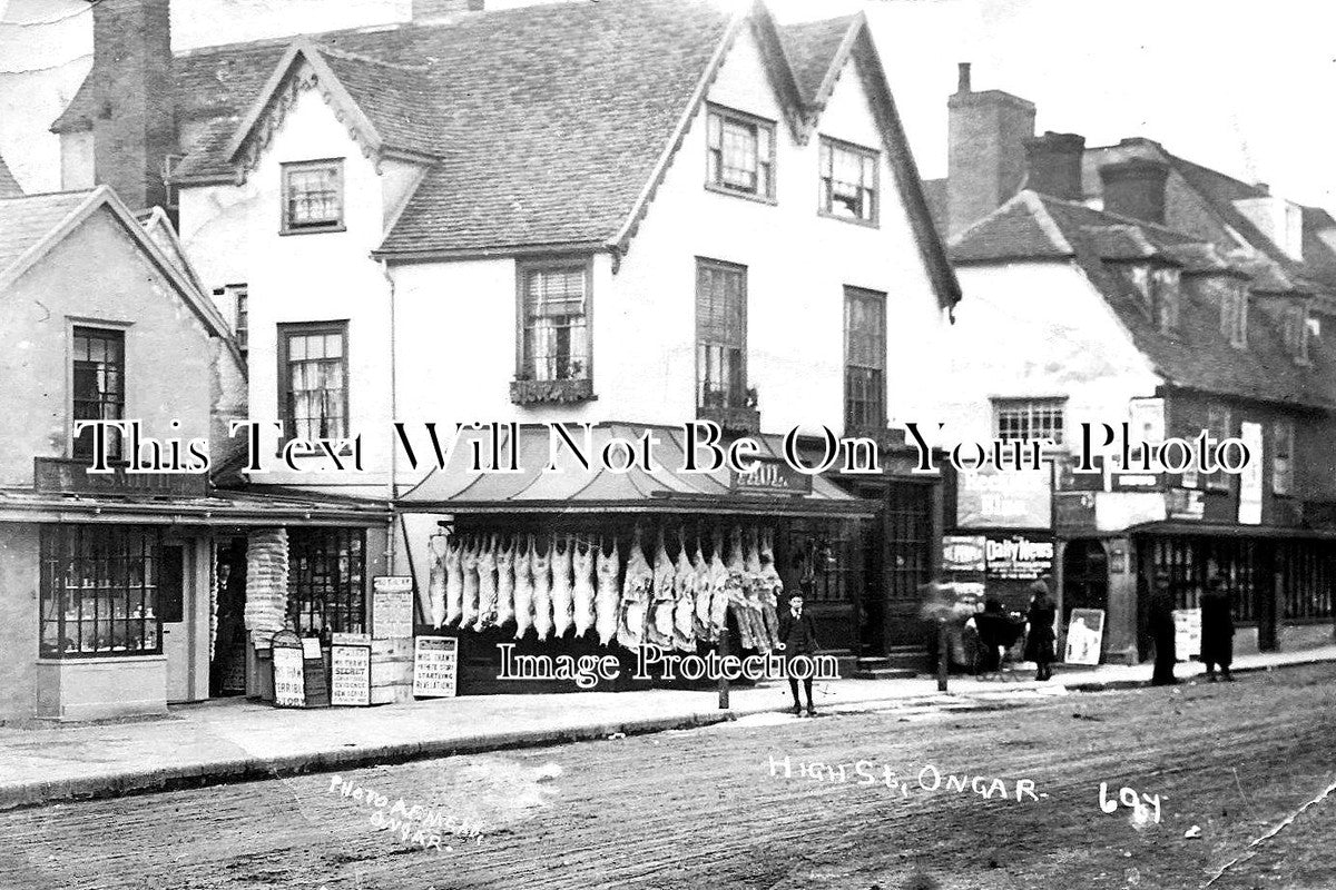 ES 2624 - High Street, Ongar, Essex c1907