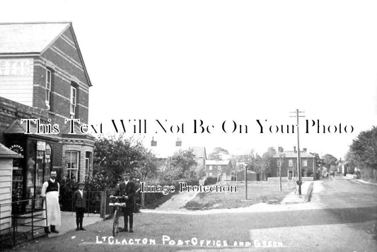 ES 2672 - Post Office & Green, Little Clacton, Essex c1911