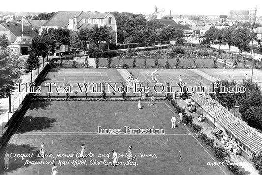 ES 2689 - Tennis Court Bowling Green, Clacton On Sea, Essex