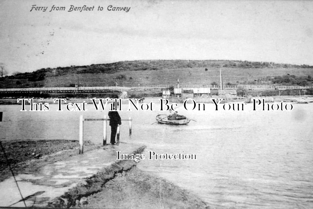 ES 27 - Ferry From Benflet To Cavey Island, Essex c1907