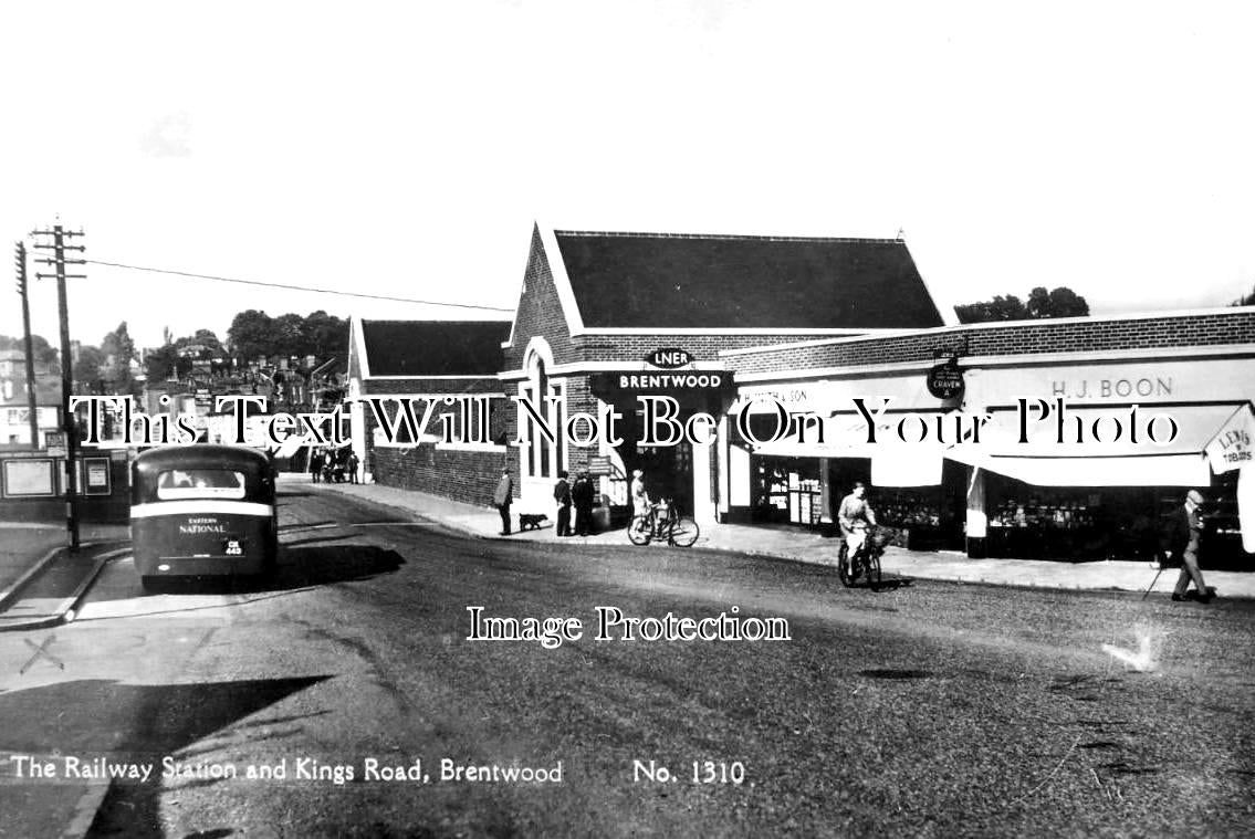 ES 2706 - Brentwood Railway Station & Kings Road, Essex