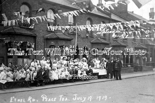 ES 2802 - Ethel Road Peace Tea, Custom House, Victoria Dock, Essex 1919