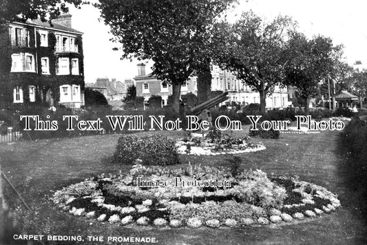 ES 2823 Carpet Bedding, Promenade, Southend On Sea, Essex c1926