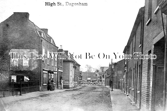 ES 2839 - High Street, Dagenham, Essex c1906