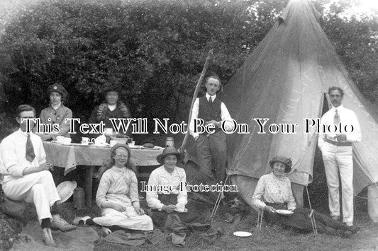 ES 2862 - Camping At Lawling Hall Creek, Latchingdon, Essex c1915