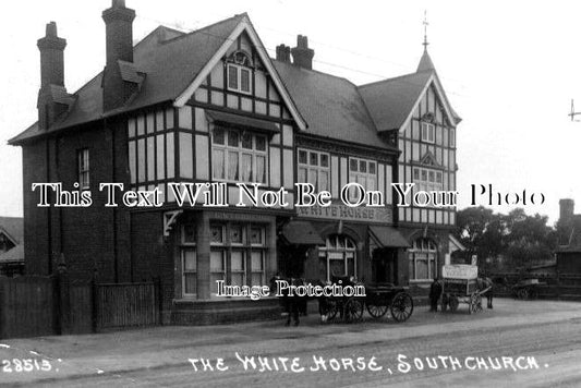 ES 2906 - The White Horse Pub, Southchurch, Essex c1913