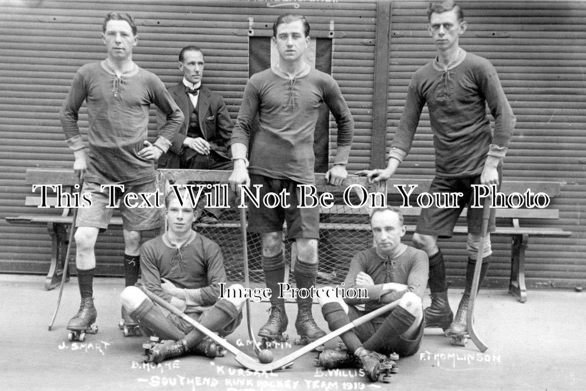 ES 3094 - Kursaal Rink Roller Hockey Team, Southend, Essex 1919 – JB ...