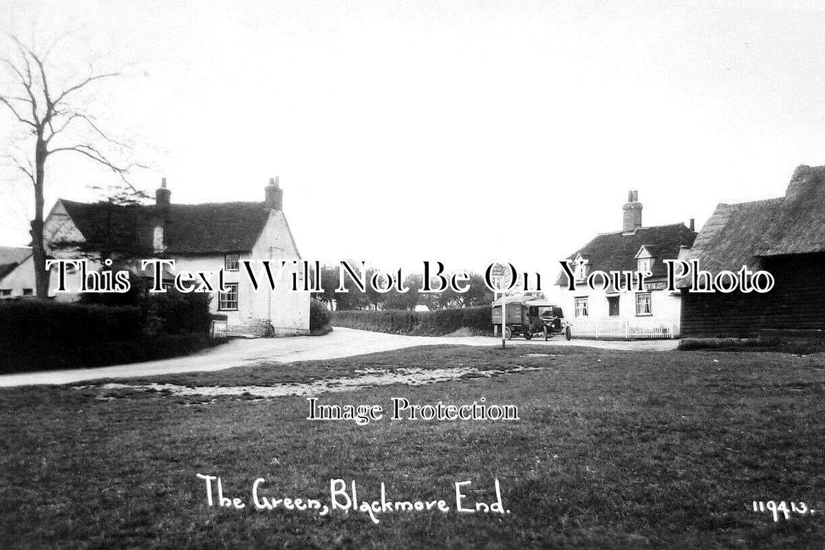 ES 3195 - Red Cow Pub, The Green, Blackmore End, Essex c1935