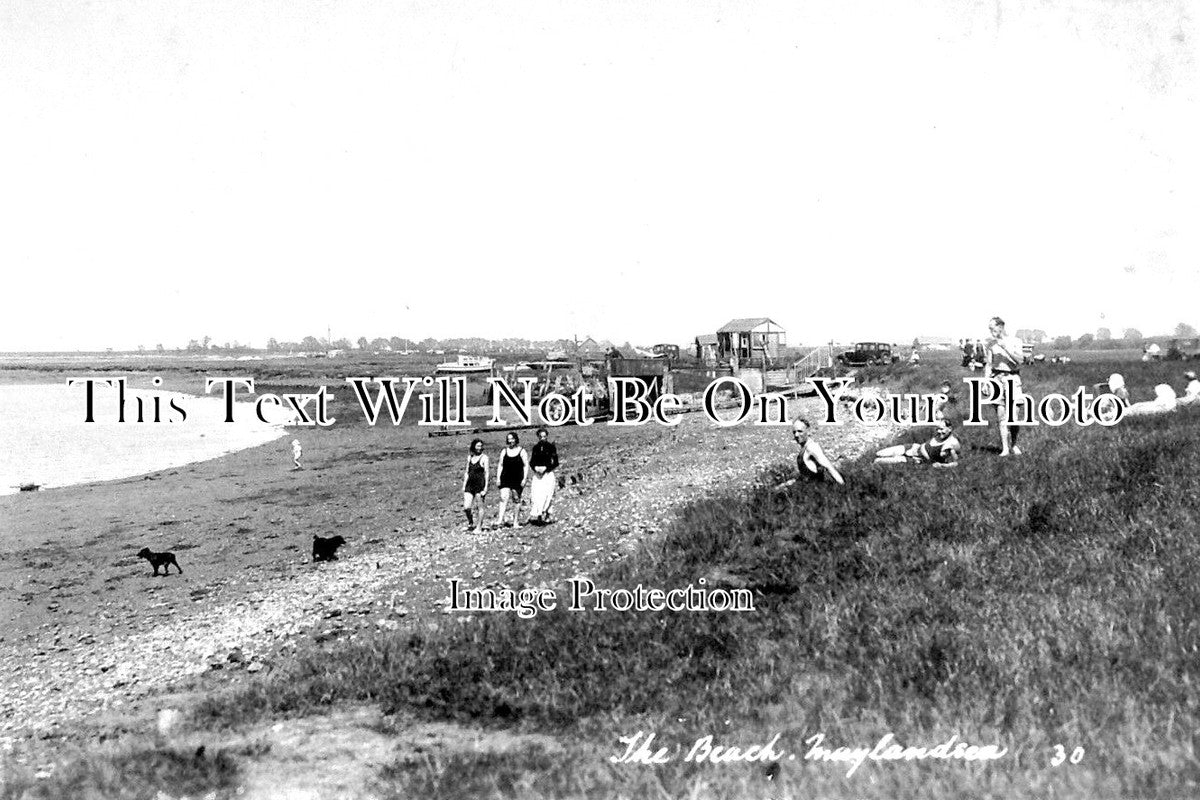 ES 3196 - The Beach, Maylandsea, Essex c1936