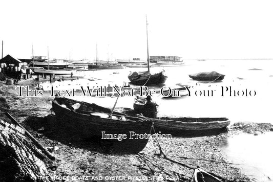 ES 3236 - West Mersea House Boats Oyster Pits, Essex