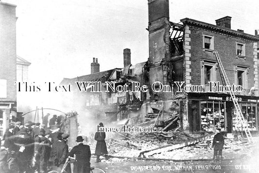 ES 3315 - Beard Hardware Shop Fire, Witham, Essex 1910
