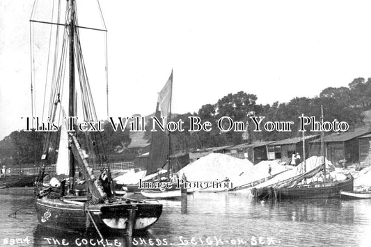 ES 3329 - Fishing Boats & Cockle Sheds, Leigh On Sea, Essex