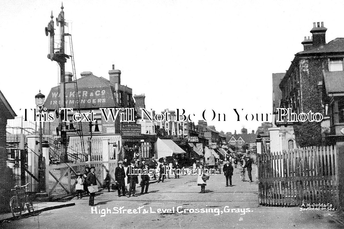 ES 3364 - High Street & Level Crossing, Grays, Essex