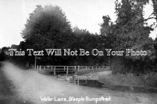 ES 337 - Water Lane, Steeple Bumpstead, Essex c1920