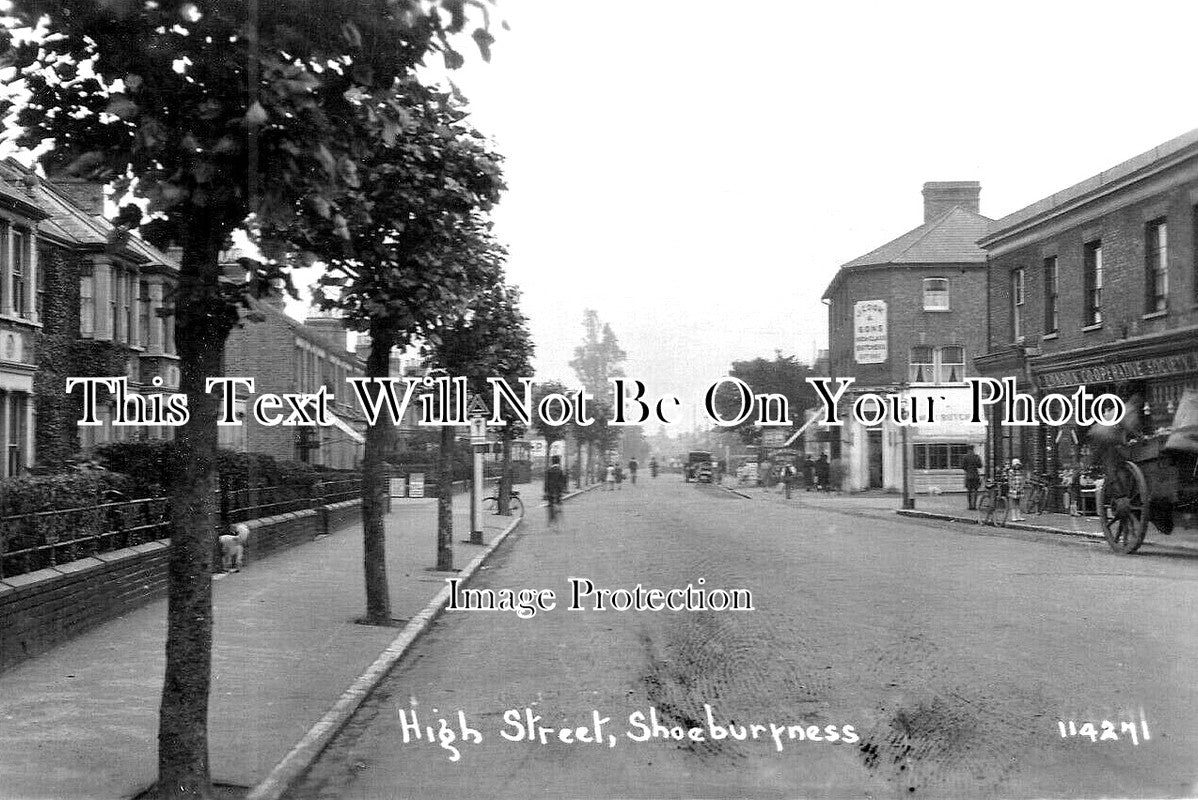 ES 3391 - High Street, Shoeburyness, Essex c1932