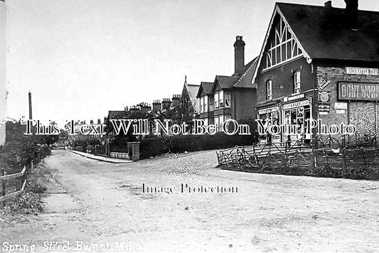 ES 3407 - Spring Street, Burnt Mill, Harlow, Essex c1914