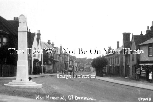 ES 3672 - Great Dunmow War Memorial, Essex c1925