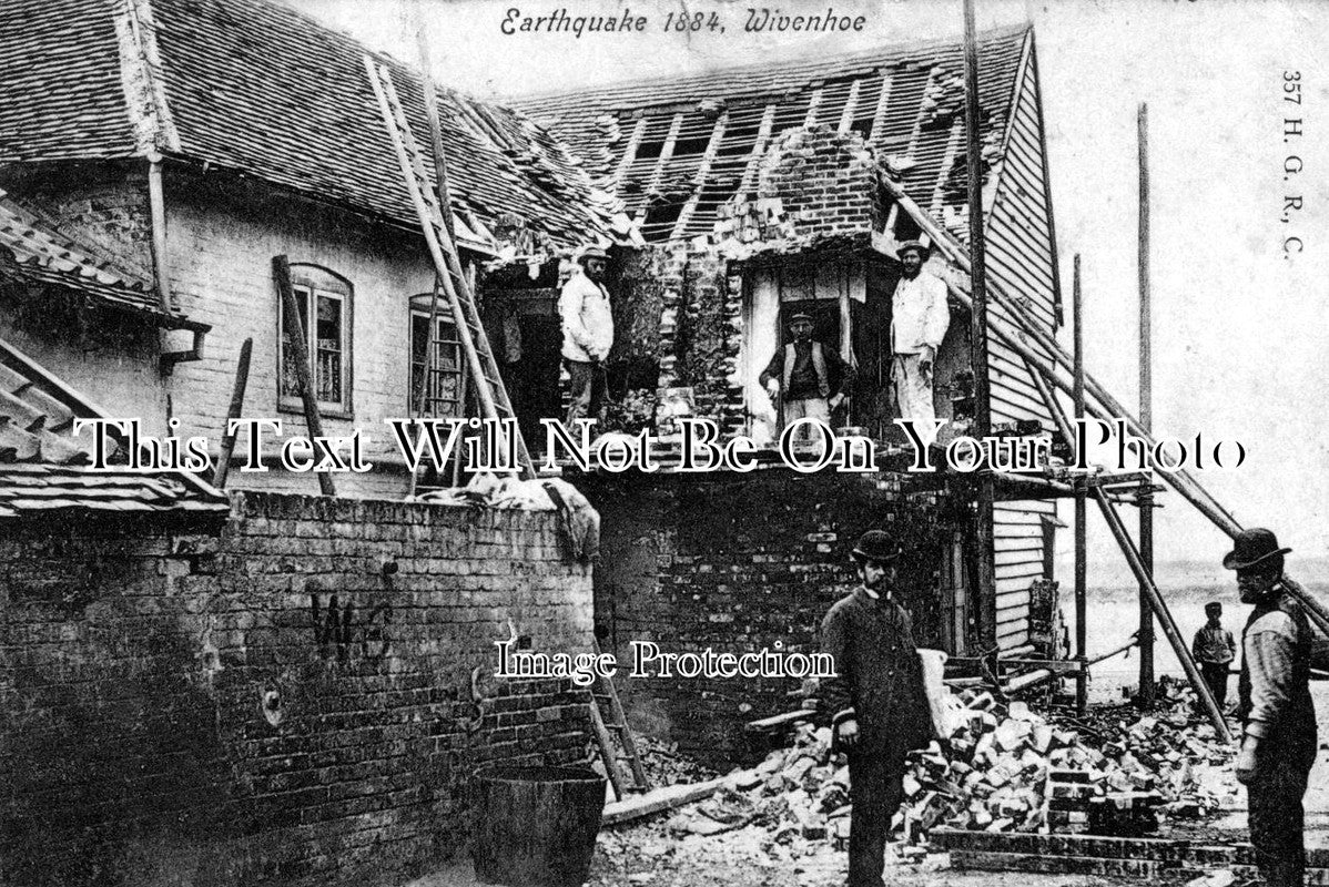 ES 380 - 1884 Earthquake At Wivenhoe, Near Colchester, Essex