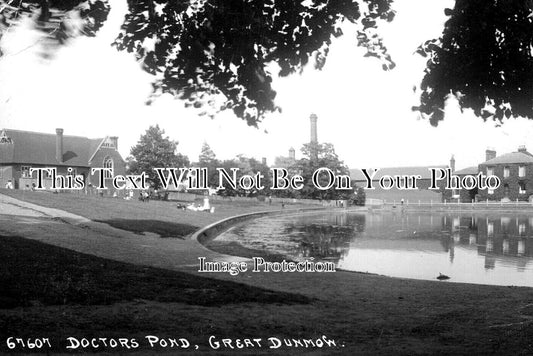 ES 3812 - Doctors Pond, Great Dunmow, Essex c1913