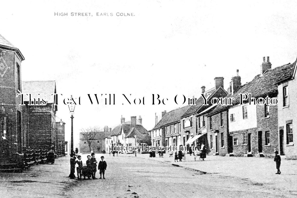 ES 3813 - High Street, Earls Colne, Essex c1916
