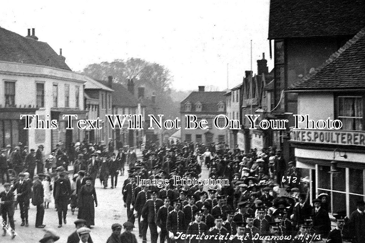 ES 3835 - Territorial Army At Great Dunmow, Essex 1913