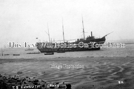 ES 398 - 'Exmouth' Training Ship At Grays, Essex