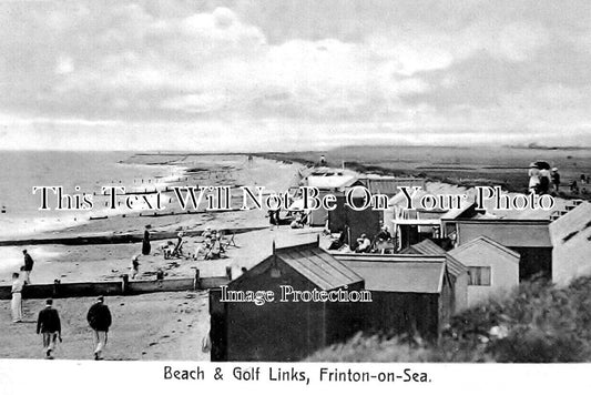 ES 3988 - Beach & Golf Links, Frinton On Sea, Essex