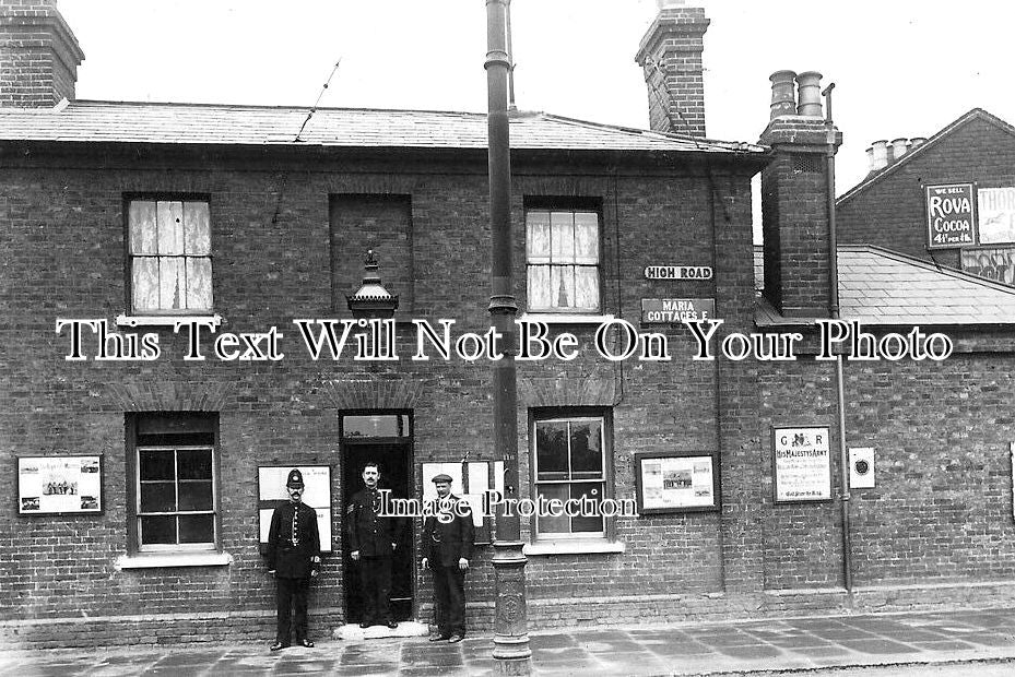 ES 4101 - Leytonstone Police Station, Maria Cottages, High Road, Essex c1912