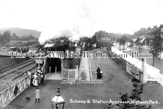 ES 4106 - Subway & Station Approach, Highams Park, Essex c1911