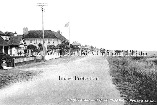 ES 4117 - Kings Parade & Kings Cliff Hotel, Holland On Sea, Essex